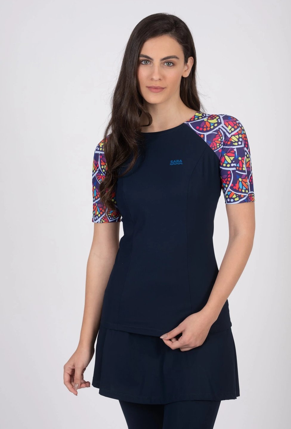 שיק צנוע קצר עלים צבעוני - Image 3